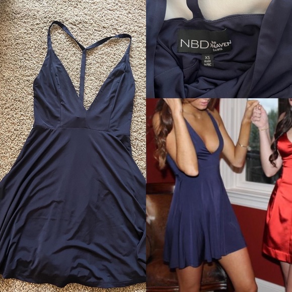 NBD Dresses & Skirts - REVOLVE BLUE DRESS- SIZE XS